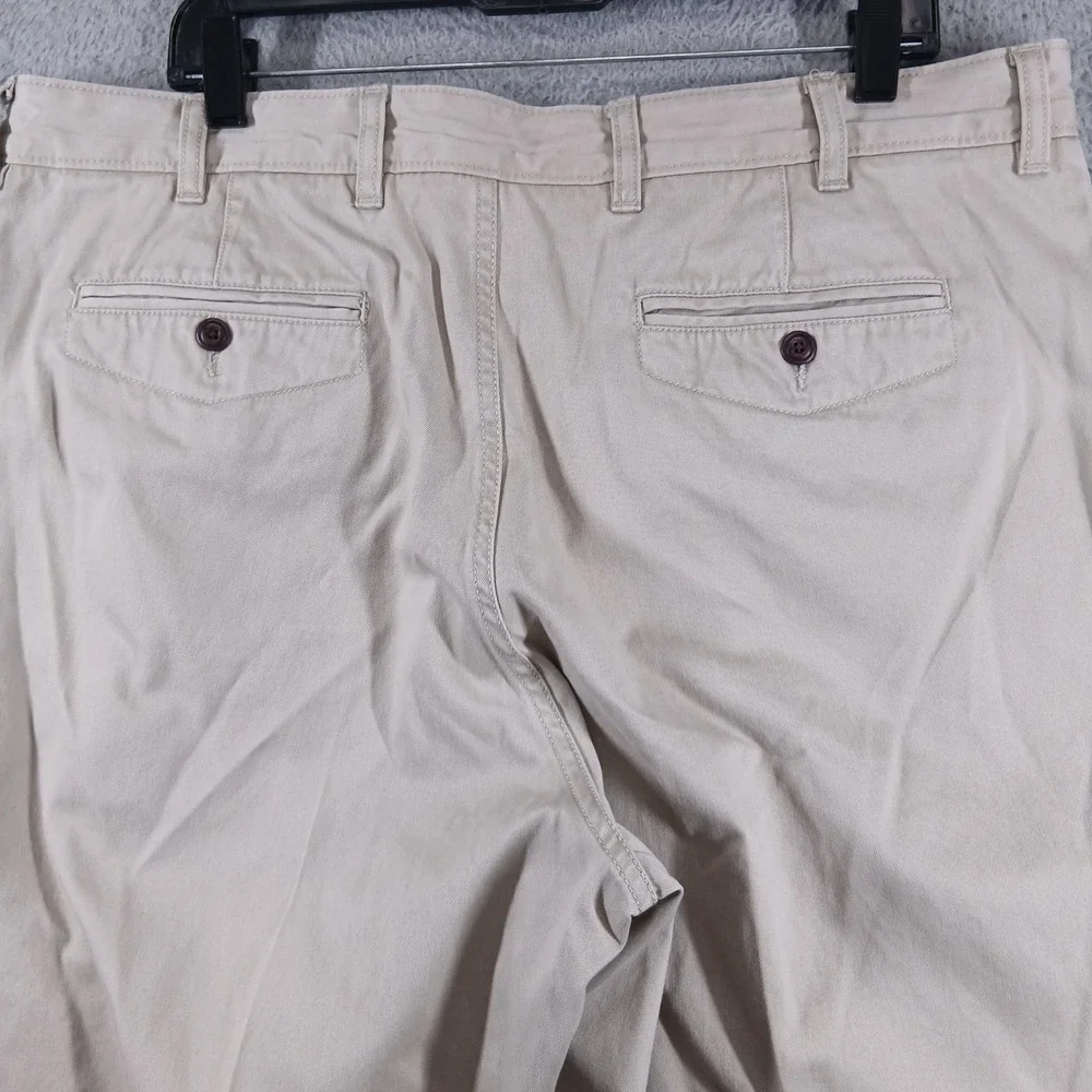 L.L. Bean Natural Fit Khaki Chino Pants 38x32